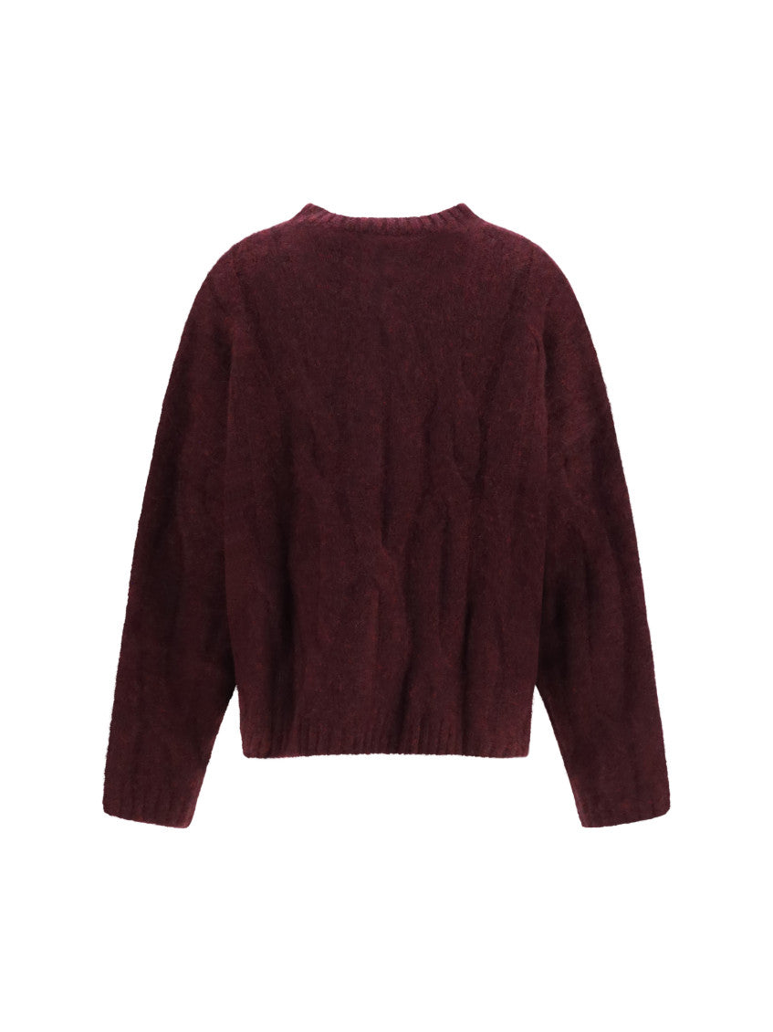 Maroon Crew Neck Sweater 2