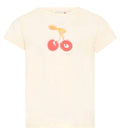 Girls Beige Graphic T-Shirt 1