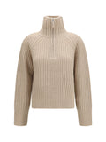 Beige Turtle Neck Sweater 1