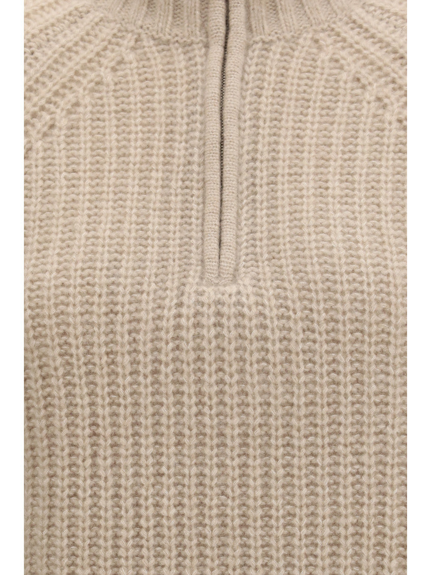 Beige Turtle Neck Sweater 3