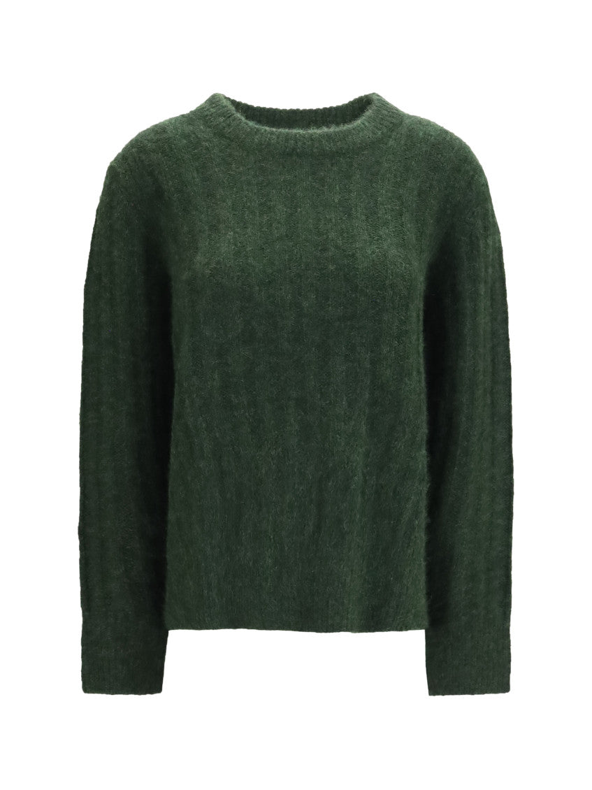 Green Crew Neck Sweater 1