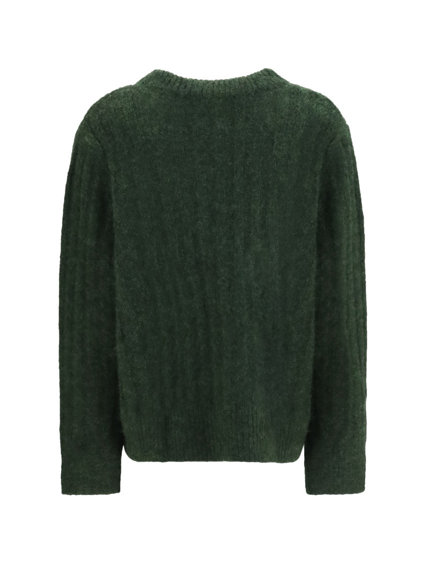 Green Crew Neck Sweater 2