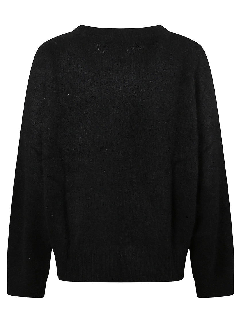 Black Crew Neck Sweater 2