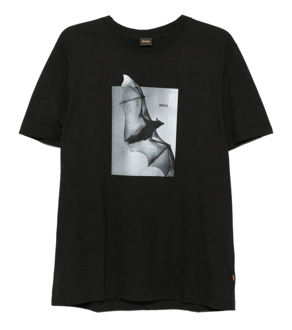 Black Graphic Print T-Shirt 1