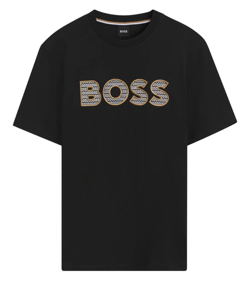 Black Graphic Logo T-Shirt 1