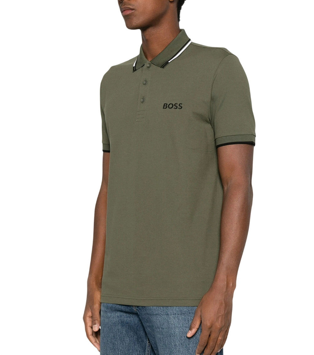 Green Shirt Collar Polo 2