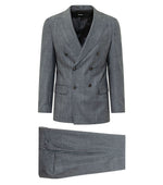 Grey Double Breasted Suit 1