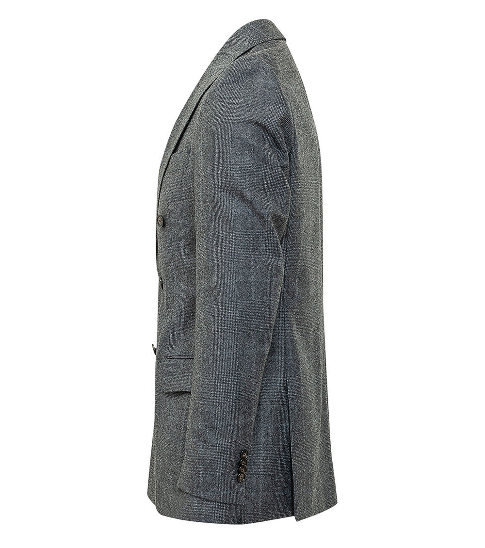 Grey Double Breasted Suit 3