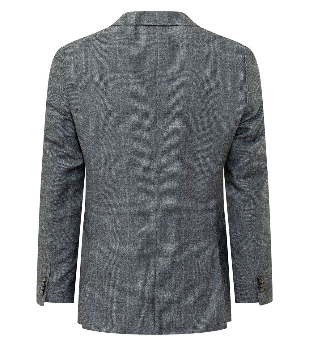 Grey Double Breasted Suit 4
