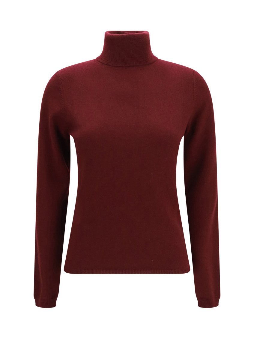 Maroon Turtle Neck Sweater 1