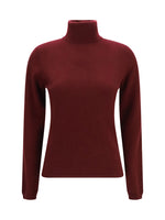 Maroon Turtle Neck Sweater 1