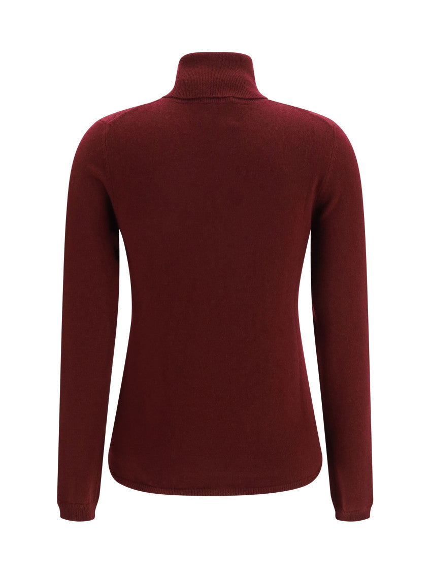 Maroon Turtle Neck Sweater 2