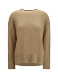 Beige Crew Neck Sweater 1