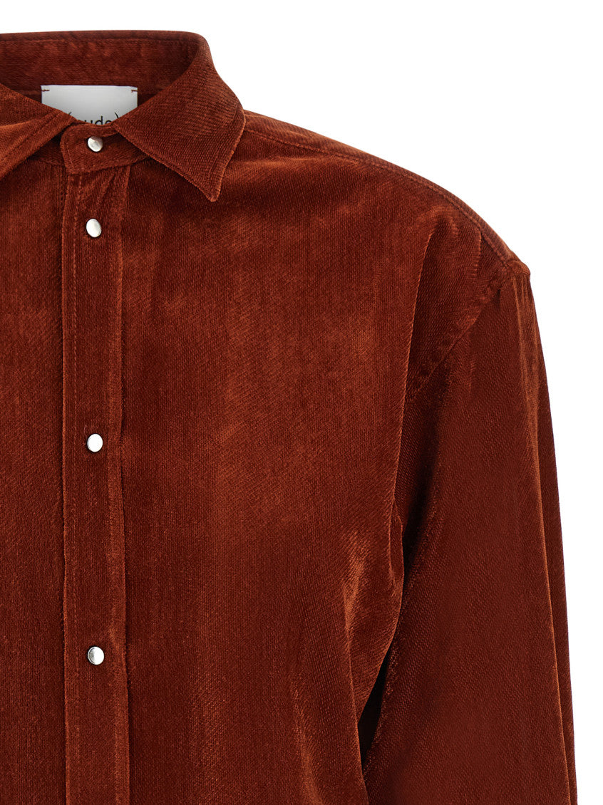 Red Relaxed Solid Shirt 3