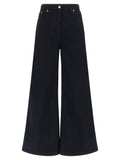 Navy Blue Flared Mid Rise Jeans 1