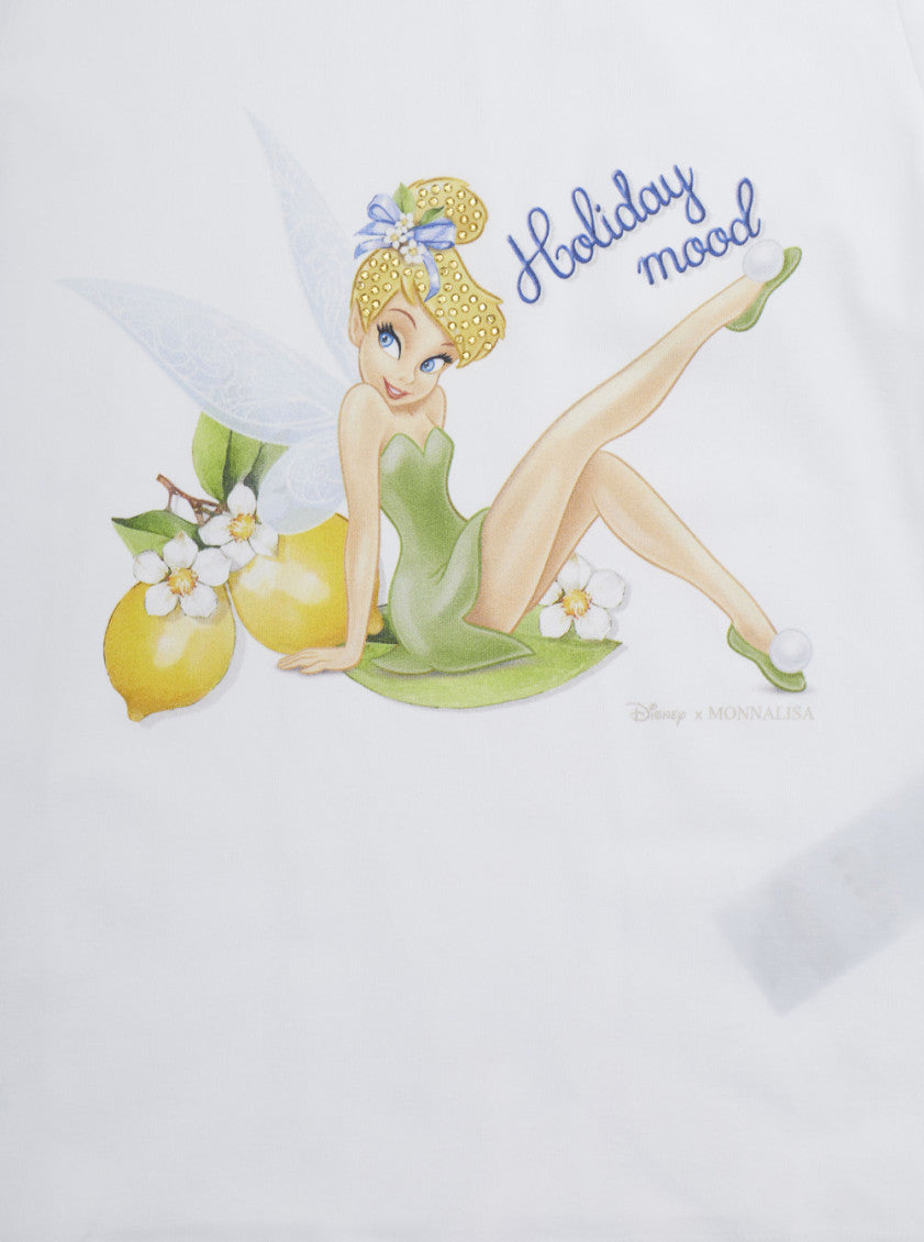 Girls White Graphic T-Shirt 3