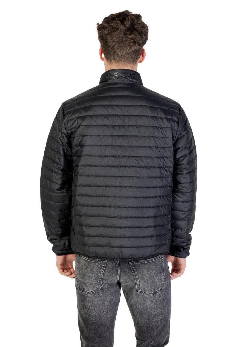 Black Mock Collar Jacket 2