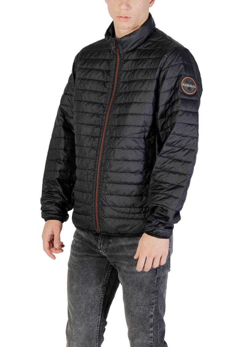 Black Mock Collar Jacket 4