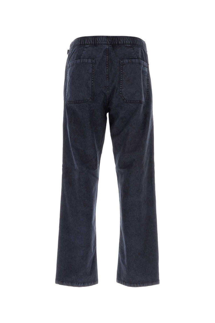 Blue Flat Front Trousers 2