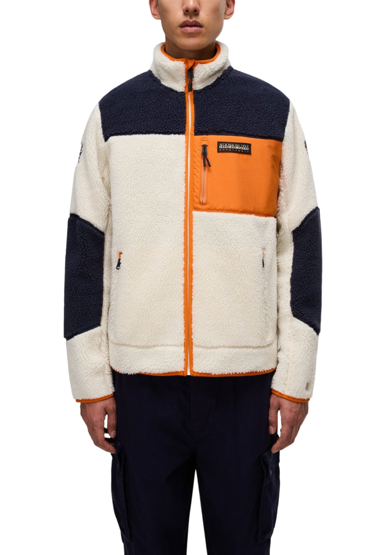 Off White Fleece Jacket 1