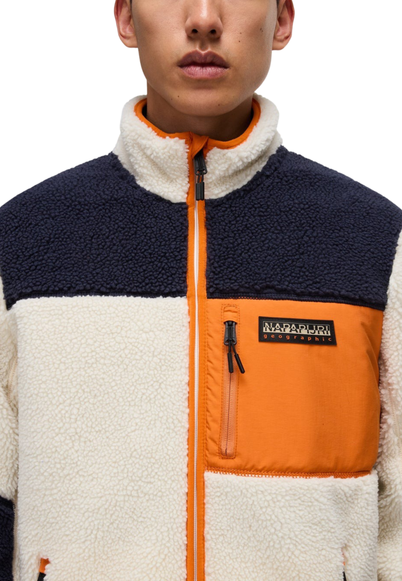 Off White Fleece Jacket 4