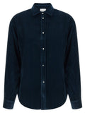 Blue Relaxed Solid Shirt 1