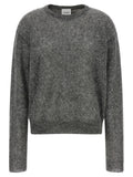 Grey Embellished Crew Neck Sweater 1