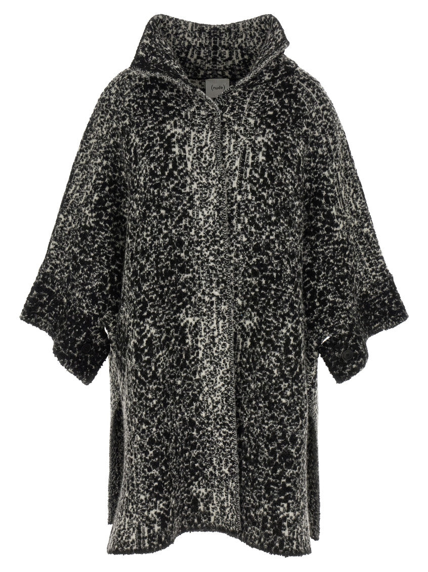 Black Hood Trench Coat 1