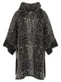 Black Hood Trench Coat 1