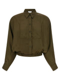 Green Relaxed Solid Shirt 1