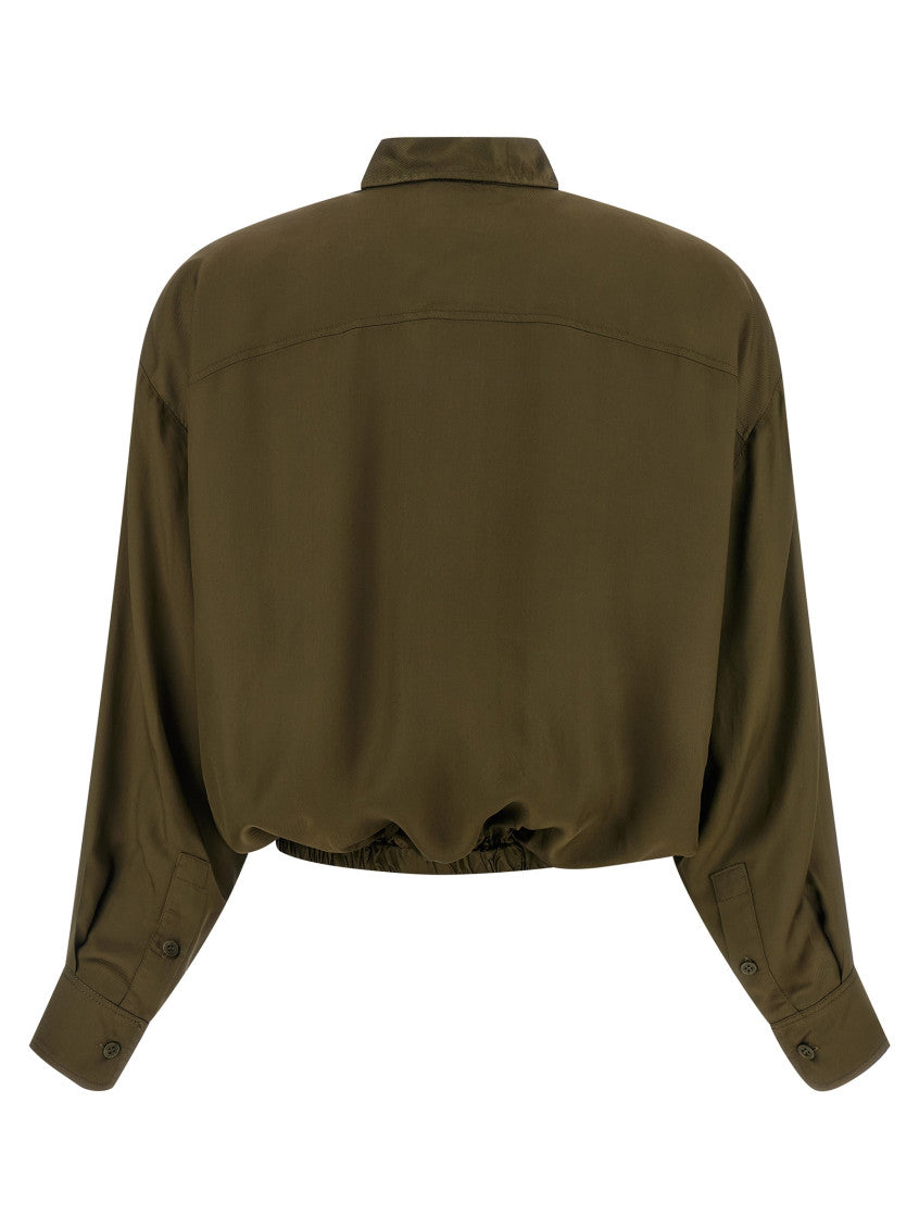 Green Relaxed Solid Shirt 2