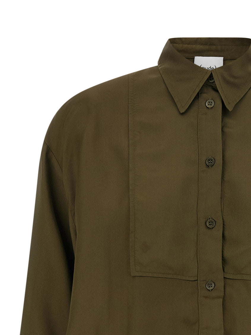 Green Relaxed Solid Shirt 3
