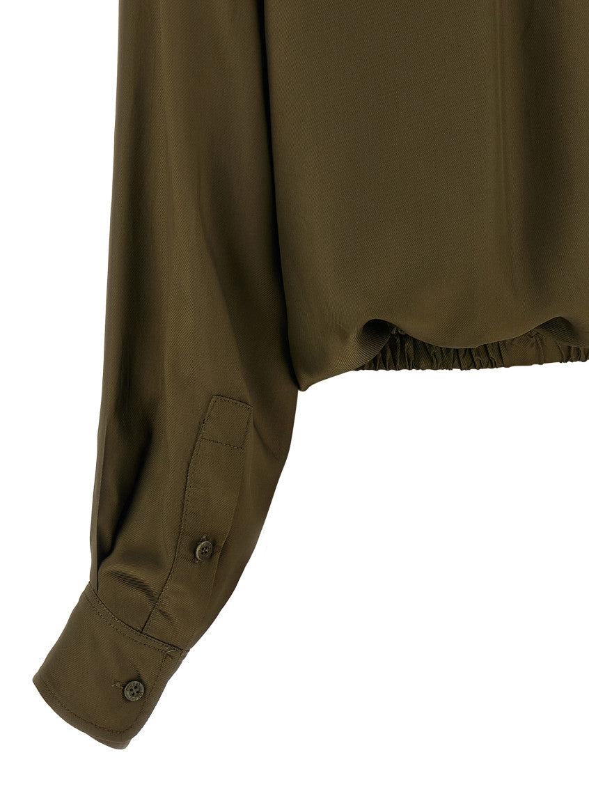 Green Relaxed Solid Shirt 4