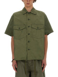 Olive Boxy Solid Shirt 1
