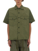 Olive Boxy Solid Shirt 1
