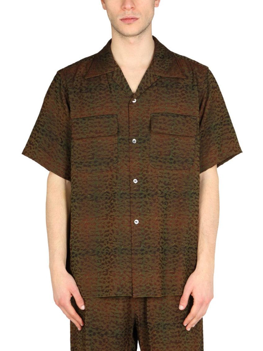 Brown Animal Print Shirt 1