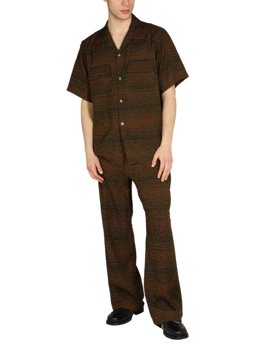 Brown Animal Print Shirt 2