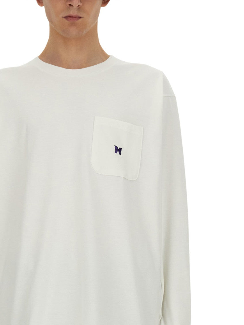 White Crew Neck T-Shirt 4