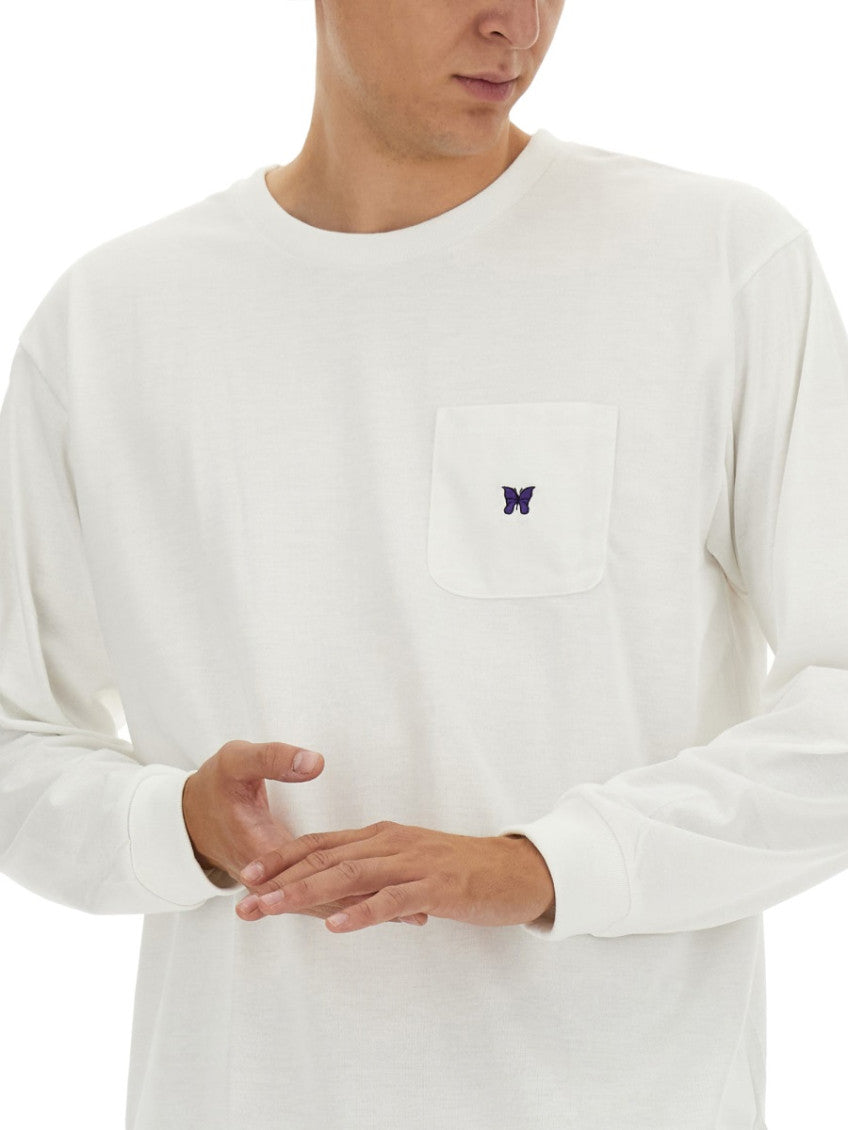 White Crew Neck T-Shirt 4