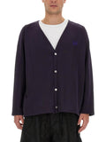 Dark Purple Logo Cardigan 1