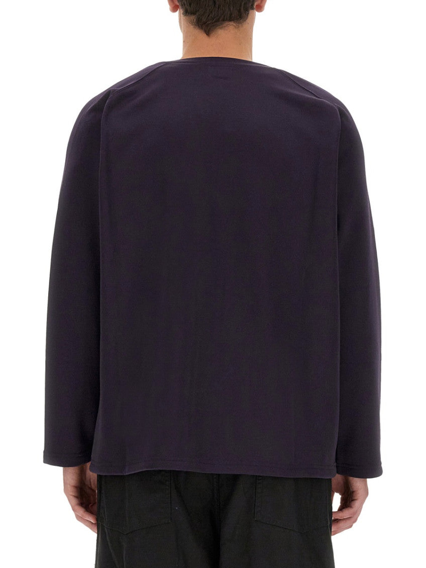 Dark Purple Logo Cardigan 3