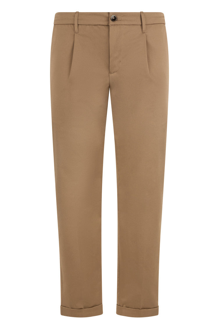 Light Brown Pleated Trousers 1