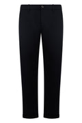 Navy Flat Front Trousers 1