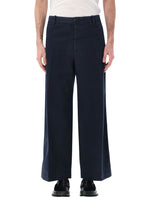 Navy Flat Front Pants 1