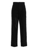 Black Relaxed Pleated Pant 1