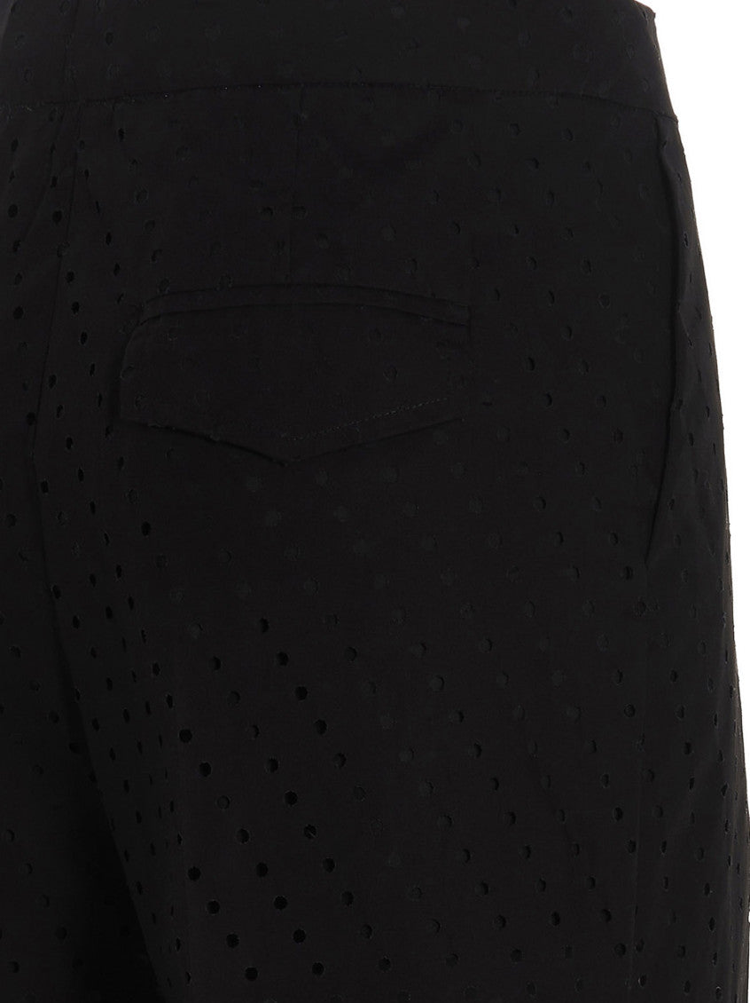 Black Relaxed Pleated Pant 4