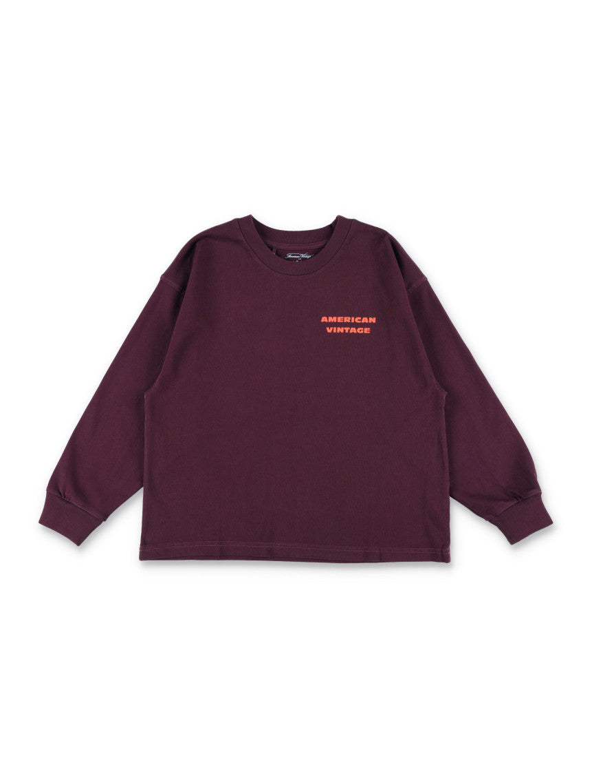 Boys Bordeaux Logo T-Shirt 1