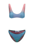 Light Blue Ombre Swimwear 1