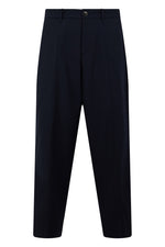 Navy Blue Tapered Trousers 1