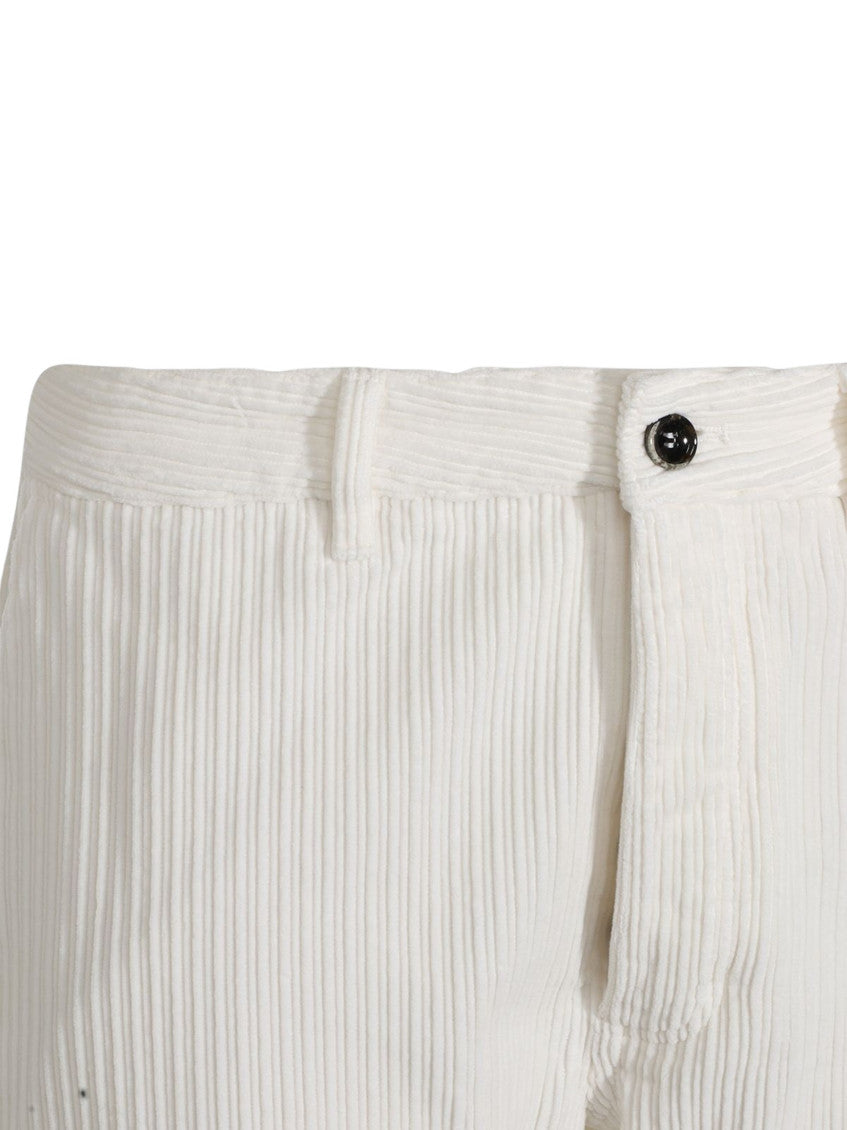 Off White Corduroy Trousers 3